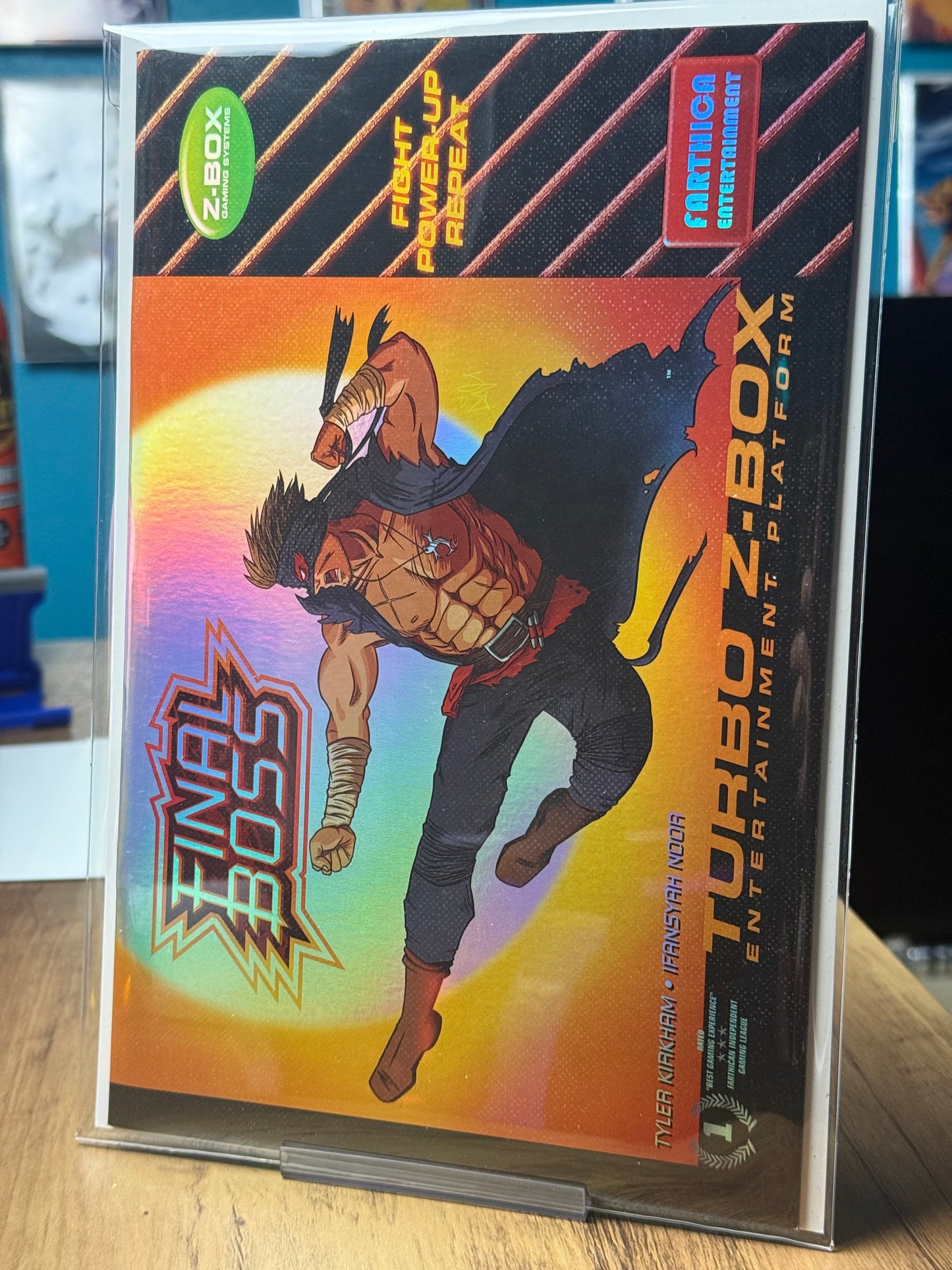 Final Boss #2 Tyler Kirkham Bruce Lee Homage Trade Dress FOIL Cover