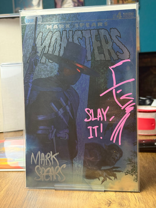 Mark Spears Monsters #4 Huntsville Expo Exclusive SKETCH & SIGNED BY MARK SPEARS)