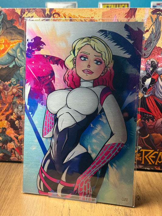 Basil's Crew #0 "GWEN" Virgin METAL Variant