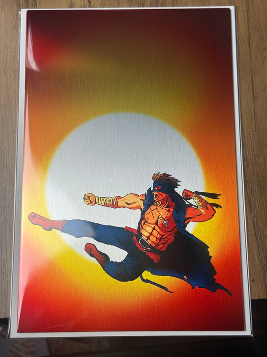 Final Boss #2 Tyler Kirkham Bruce Lee Homage Virgin METAL Cover
