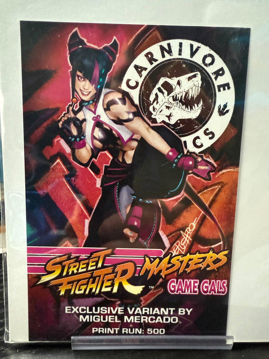 Street Fighter Masters Game Gals #1 Miguel Mercado Exclusive Virgin