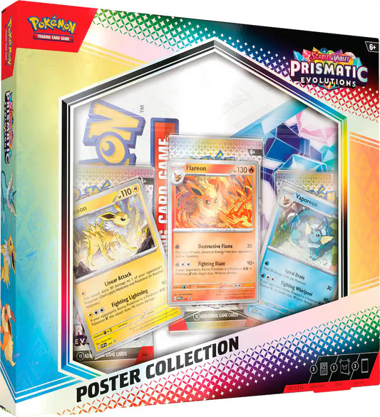 Pokémon TCG: Scarlet & Violet Prismatic Evolutions Poster Collection