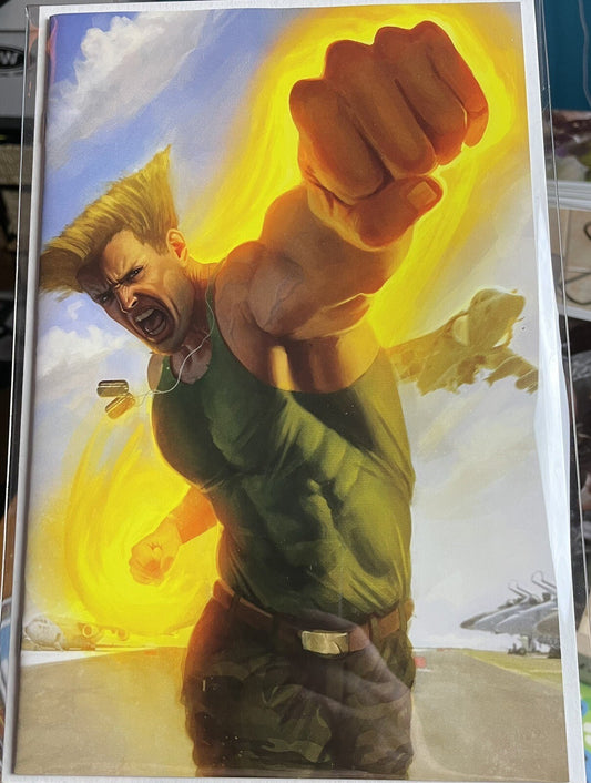 Street Fighter Omega #1 Aaron Bartling Guile Virgin Variant